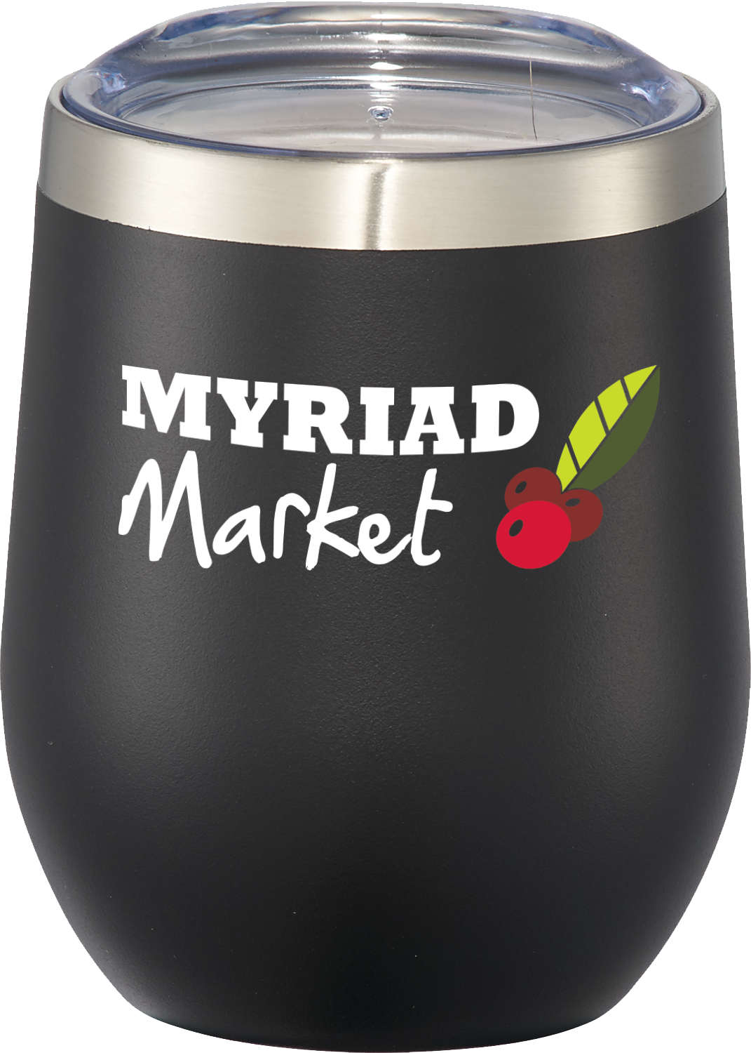 12 oz Stainless Steel Wine Tumbler